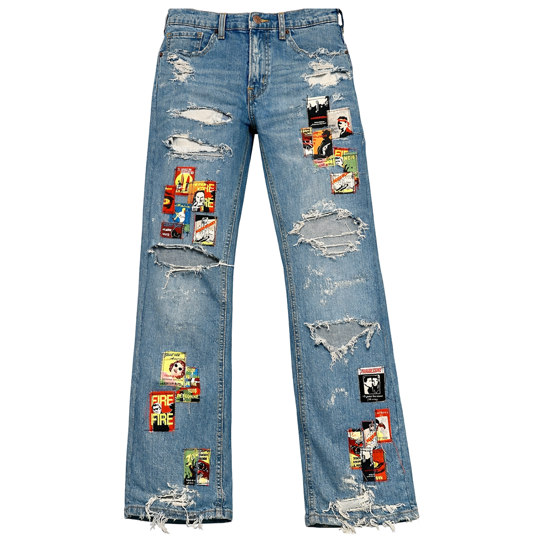 S.T.X PATCHWORK DENIM